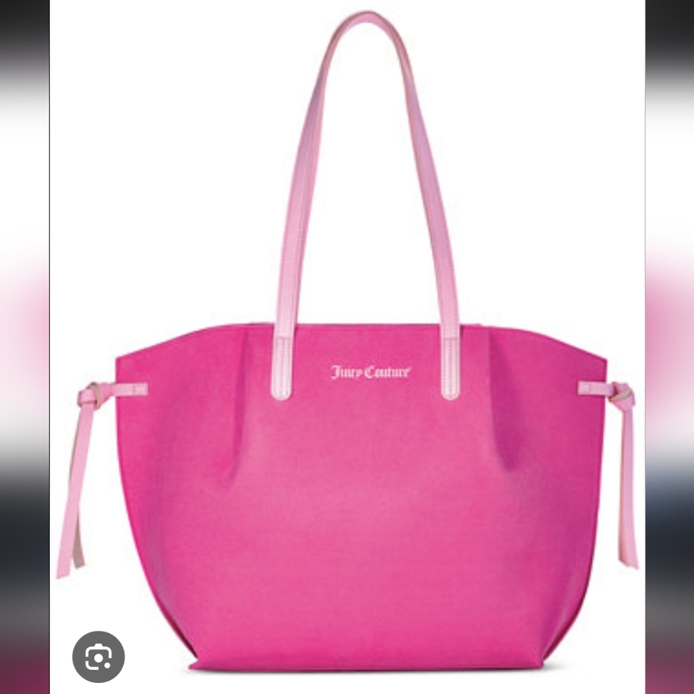 Juicy Couture🌺🩷Suede Leather Tote Bag